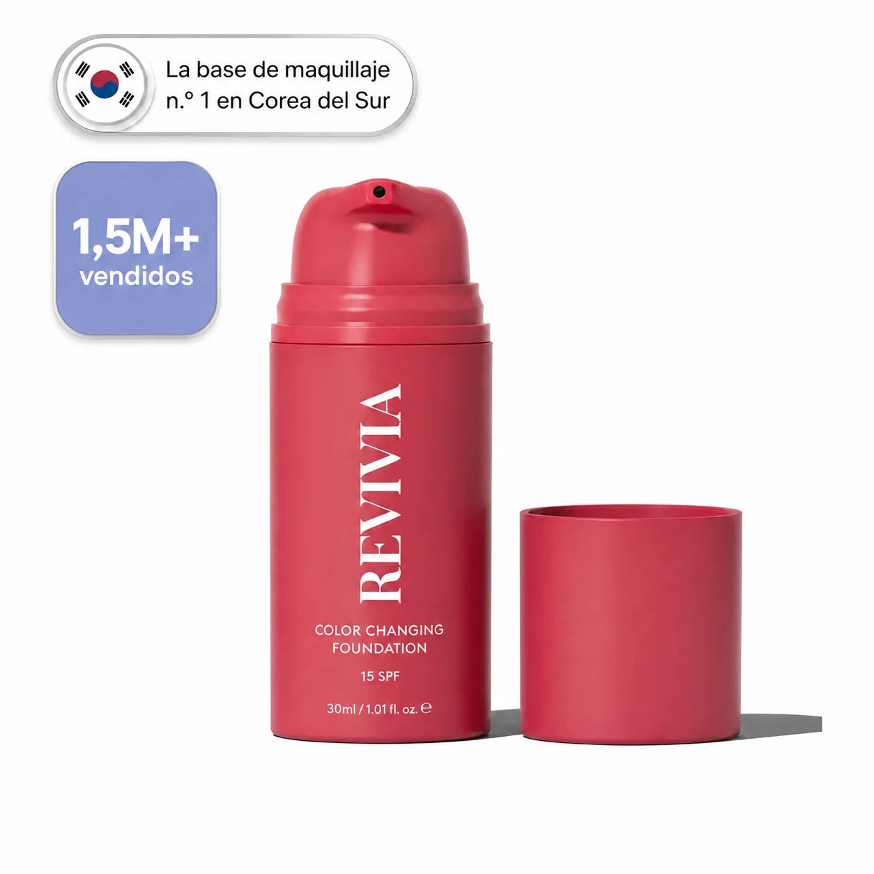 REVIVIA La base de maquillaje que se adapta al tono de la piel