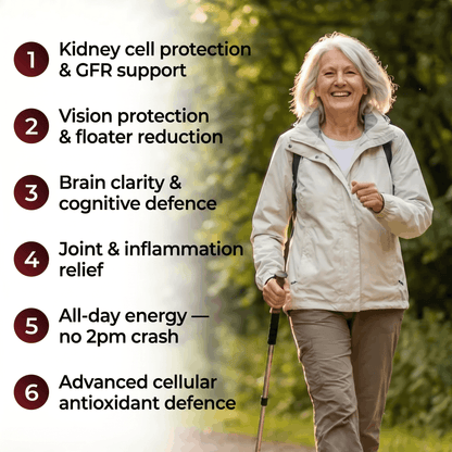 Revivia Astaxanthin Softgels — Clinically Dosed Kidney, Vision & Brain Protection That Actually Reaches Your Cells The Starter Defense