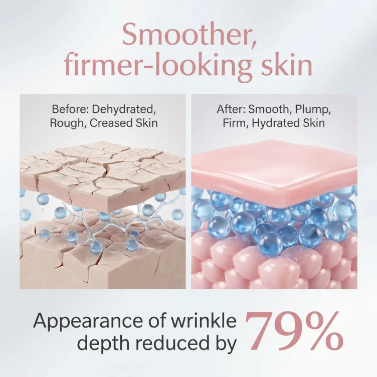 Skin cross-section / firmness diagram